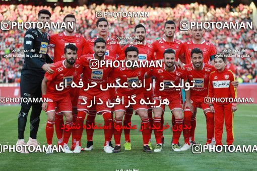 1407587, Tehran, , لیگ برتر فوتبال ایران، Persian Gulf Cup، Week 25، Second Leg، Persepolis 3 v 2 Saipa on 2019/04/13 at Azadi Stadium