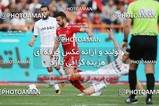 1407517, Tehran, , لیگ برتر فوتبال ایران، Persian Gulf Cup، Week 25، Second Leg، Persepolis 3 v 2 Saipa on 2019/04/13 at Azadi Stadium