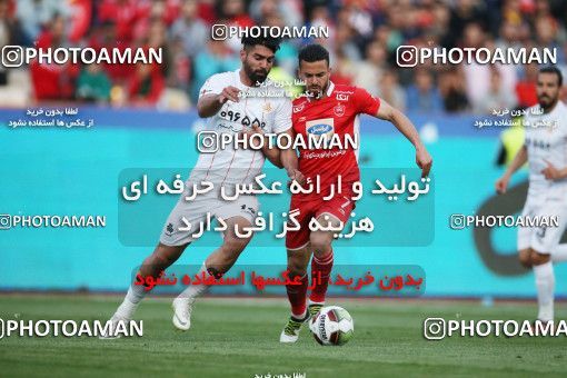 1407658, Tehran, , لیگ برتر فوتبال ایران، Persian Gulf Cup، Week 25، Second Leg، Persepolis 3 v 2 Saipa on 2019/04/13 at Azadi Stadium