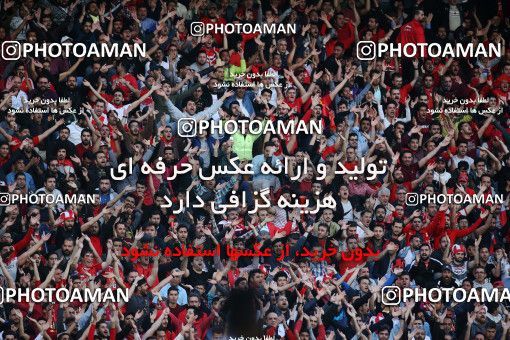 1407557, Tehran, , لیگ برتر فوتبال ایران، Persian Gulf Cup، Week 25، Second Leg، Persepolis 3 v 2 Saipa on 2019/04/13 at Azadi Stadium