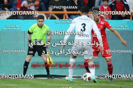 1407654, Tehran, , لیگ برتر فوتبال ایران، Persian Gulf Cup، Week 25، Second Leg، Persepolis 3 v 2 Saipa on 2019/04/13 at Azadi Stadium