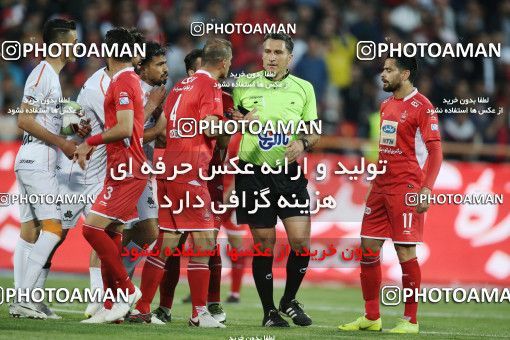 1407809, Tehran, , لیگ برتر فوتبال ایران، Persian Gulf Cup، Week 25، Second Leg، Persepolis 3 v 2 Saipa on 2019/04/13 at Azadi Stadium