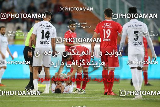 1407714, Tehran, , لیگ برتر فوتبال ایران، Persian Gulf Cup، Week 25، Second Leg، Persepolis 3 v 2 Saipa on 2019/04/13 at Azadi Stadium