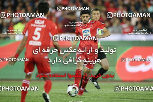 1407814, Tehran, , لیگ برتر فوتبال ایران، Persian Gulf Cup، Week 25، Second Leg، Persepolis 3 v 2 Saipa on 2019/04/13 at Azadi Stadium