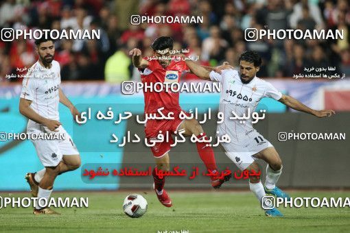 1407899, Tehran, , لیگ برتر فوتبال ایران، Persian Gulf Cup، Week 25، Second Leg، Persepolis 3 v 2 Saipa on 2019/04/13 at Azadi Stadium