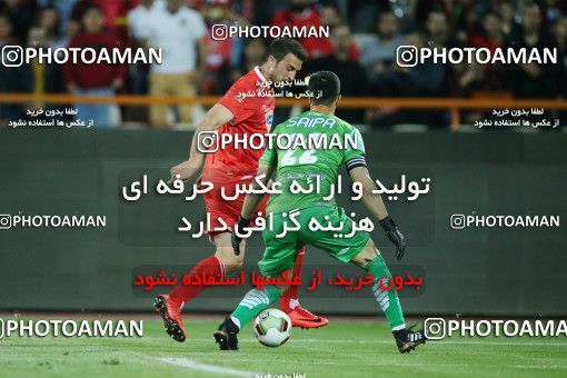 1407863, Tehran, , لیگ برتر فوتبال ایران، Persian Gulf Cup، Week 25، Second Leg، Persepolis 3 v 2 Saipa on 2019/04/13 at Azadi Stadium