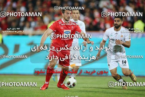 1407845, Tehran, , لیگ برتر فوتبال ایران، Persian Gulf Cup، Week 25، Second Leg، Persepolis 3 v 2 Saipa on 2019/04/13 at Azadi Stadium