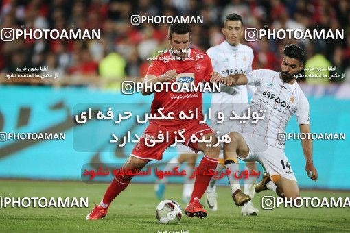 1407997, Tehran, , لیگ برتر فوتبال ایران، Persian Gulf Cup، Week 25، Second Leg، Persepolis 3 v 2 Saipa on 2019/04/13 at Azadi Stadium