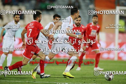 1407935, Tehran, , لیگ برتر فوتبال ایران، Persian Gulf Cup، Week 25، Second Leg، Persepolis 3 v 2 Saipa on 2019/04/13 at Azadi Stadium