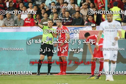 1407853, Tehran, , لیگ برتر فوتبال ایران، Persian Gulf Cup، Week 25، Second Leg، Persepolis 3 v 2 Saipa on 2019/04/13 at Azadi Stadium