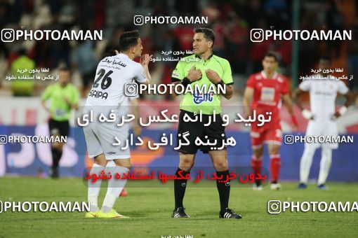 1407828, Tehran, , لیگ برتر فوتبال ایران، Persian Gulf Cup، Week 25، Second Leg، Persepolis 3 v 2 Saipa on 2019/04/13 at Azadi Stadium