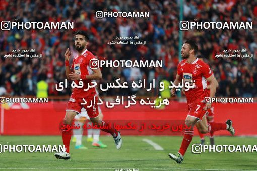 1407991, Tehran, , لیگ برتر فوتبال ایران، Persian Gulf Cup، Week 25، Second Leg، Persepolis 3 v 2 Saipa on 2019/04/13 at Azadi Stadium