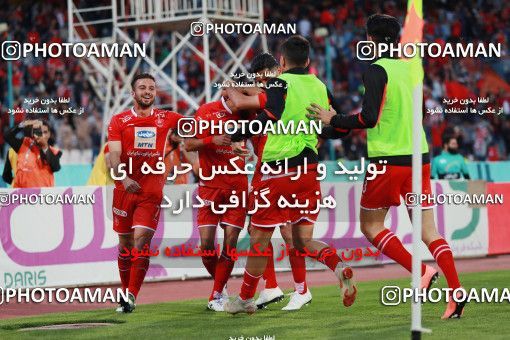 1407751, Tehran, , لیگ برتر فوتبال ایران، Persian Gulf Cup، Week 25، Second Leg، Persepolis 3 v 2 Saipa on 2019/04/13 at Azadi Stadium