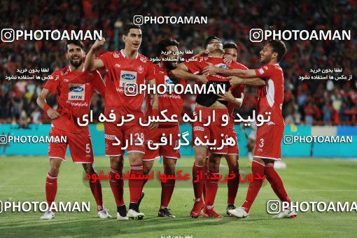 1407925, Tehran, , لیگ برتر فوتبال ایران، Persian Gulf Cup، Week 25، Second Leg، Persepolis 3 v 2 Saipa on 2019/04/13 at Azadi Stadium