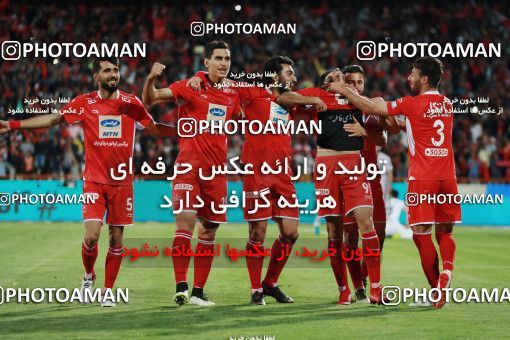 1408027, Tehran, , لیگ برتر فوتبال ایران، Persian Gulf Cup، Week 25، Second Leg، Persepolis 3 v 2 Saipa on 2019/04/13 at Azadi Stadium