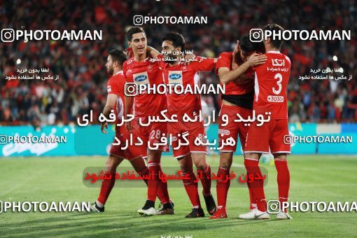 1408002, Tehran, , لیگ برتر فوتبال ایران، Persian Gulf Cup، Week 25، Second Leg، Persepolis 3 v 2 Saipa on 2019/04/13 at Azadi Stadium