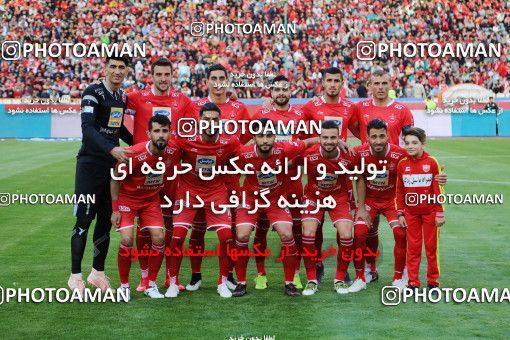 1414549, Tehran, , لیگ برتر فوتبال ایران، Persian Gulf Cup، Week 25، Second Leg، Persepolis 3 v 2 Saipa on 2019/04/13 at Azadi Stadium