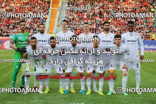 1414564, Tehran, , لیگ برتر فوتبال ایران، Persian Gulf Cup، Week 25، Second Leg، Persepolis 3 v 2 Saipa on 2019/04/13 at Azadi Stadium