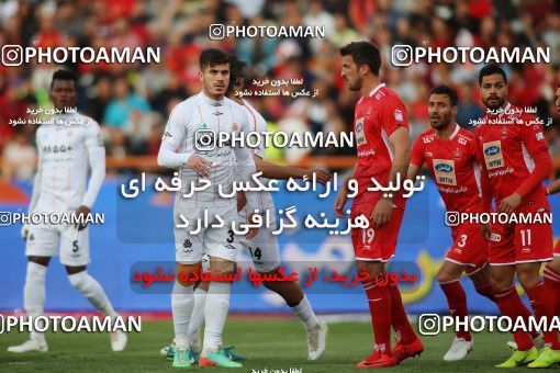 1414581, Tehran, , لیگ برتر فوتبال ایران، Persian Gulf Cup، Week 25، Second Leg، Persepolis 3 v 2 Saipa on 2019/04/13 at Azadi Stadium