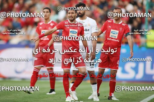 1414560, Tehran, , لیگ برتر فوتبال ایران، Persian Gulf Cup، Week 25، Second Leg، Persepolis 3 v 2 Saipa on 2019/04/13 at Azadi Stadium