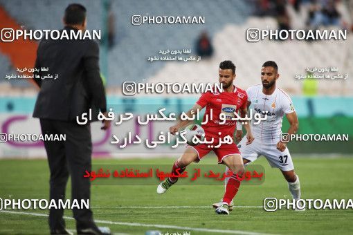 1414589, Tehran, , لیگ برتر فوتبال ایران، Persian Gulf Cup، Week 25، Second Leg، Persepolis 3 v 2 Saipa on 2019/04/13 at Azadi Stadium