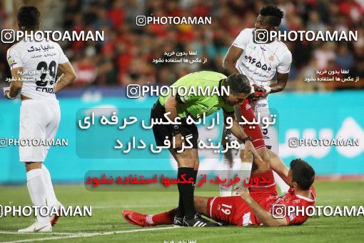 1414570, Tehran, , لیگ برتر فوتبال ایران، Persian Gulf Cup، Week 25، Second Leg، Persepolis 3 v 2 Saipa on 2019/04/13 at Azadi Stadium