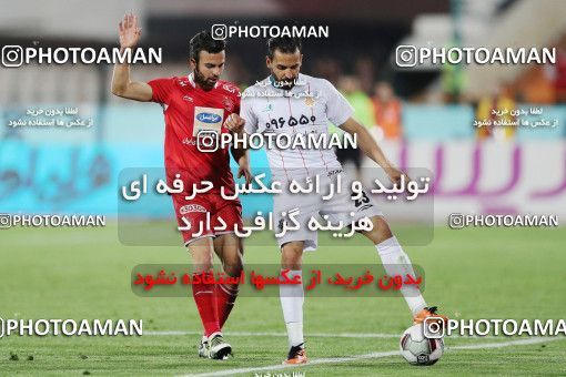 1414515, Tehran, , لیگ برتر فوتبال ایران، Persian Gulf Cup، Week 25، Second Leg، Persepolis 3 v 2 Saipa on 2019/04/13 at Azadi Stadium