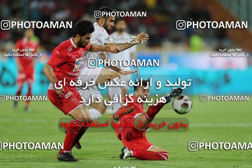 1414421, Tehran, , لیگ برتر فوتبال ایران، Persian Gulf Cup، Week 25، Second Leg، Persepolis 3 v 2 Saipa on 2019/04/13 at Azadi Stadium