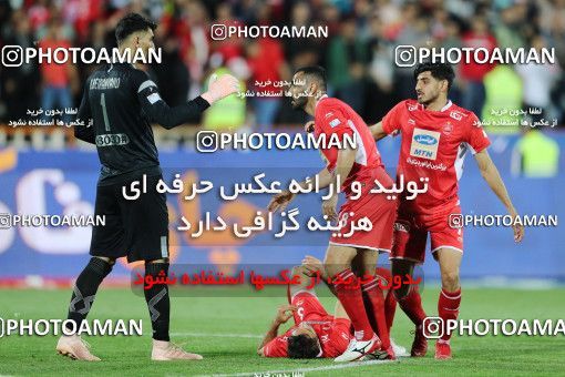 1414510, Tehran, , لیگ برتر فوتبال ایران، Persian Gulf Cup، Week 25، Second Leg، Persepolis 3 v 2 Saipa on 2019/04/13 at Azadi Stadium