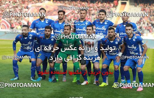 1477537, Tehran, Iran, لیگ برتر فوتبال ایران، Persian Gulf Cup، Week 18، Second Leg، Persepolis 2 v 0 Esteghlal Khouzestan on 2019/02/14 at Azadi Stadium