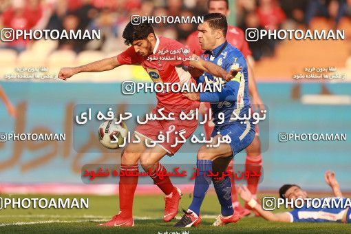 1477770, Tehran, Iran, لیگ برتر فوتبال ایران، Persian Gulf Cup، Week 18، Second Leg، Persepolis 2 v 0 Esteghlal Khouzestan on 2019/02/14 at Azadi Stadium