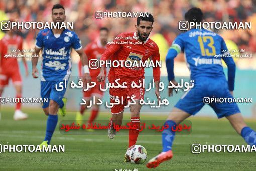 1477921, Tehran, Iran, لیگ برتر فوتبال ایران، Persian Gulf Cup، Week 18، Second Leg، Persepolis 2 v 0 Esteghlal Khouzestan on 2019/02/14 at Azadi Stadium