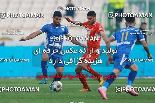 1477977, Tehran, Iran, لیگ برتر فوتبال ایران، Persian Gulf Cup، Week 18، Second Leg، Persepolis 2 v 0 Esteghlal Khouzestan on 2019/02/14 at Azadi Stadium