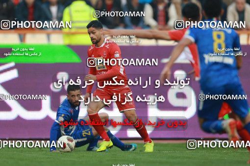 1477974, Tehran, Iran, لیگ برتر فوتبال ایران، Persian Gulf Cup، Week 18، Second Leg، Persepolis 2 v 0 Esteghlal Khouzestan on 2019/02/14 at Azadi Stadium