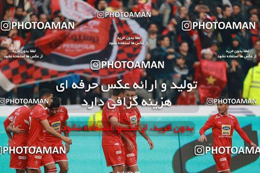 1477989, Tehran, Iran, لیگ برتر فوتبال ایران، Persian Gulf Cup، Week 18، Second Leg، Persepolis 2 v 0 Esteghlal Khouzestan on 2019/02/14 at Azadi Stadium