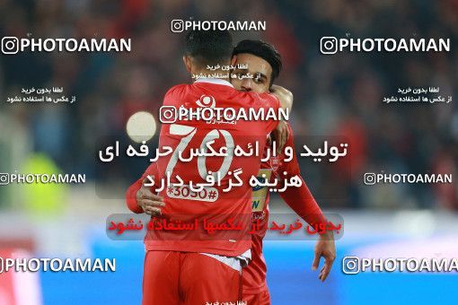 1478199, Tehran, Iran, لیگ برتر فوتبال ایران، Persian Gulf Cup، Week 18، Second Leg، Persepolis 2 v 0 Esteghlal Khouzestan on 2019/02/14 at Azadi Stadium