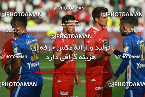 1408162, Tehran, Iran, لیگ برتر فوتبال ایران، Persian Gulf Cup، Week 18، Second Leg، Persepolis 2 v 0 Esteghlal Khouzestan on 2019/02/14 at Azadi Stadium