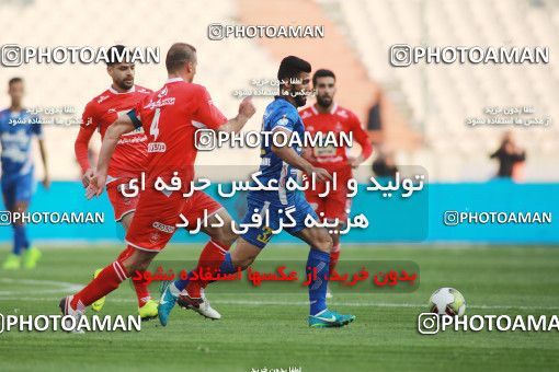 1408192, Tehran, Iran, لیگ برتر فوتبال ایران، Persian Gulf Cup، Week 18، Second Leg، Persepolis 2 v 0 Esteghlal Khouzestan on 2019/02/14 at Azadi Stadium