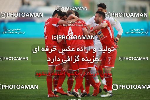 1408158, Tehran, Iran, لیگ برتر فوتبال ایران، Persian Gulf Cup، Week 18، Second Leg، Persepolis 2 v 0 Esteghlal Khouzestan on 2019/02/14 at Azadi Stadium