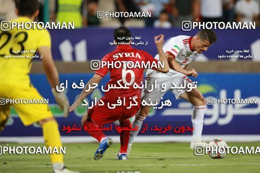 1412947, Tehran, , International friendly match، Iran 5 - 0 Syria on 2019/06/06 at Azadi Stadium