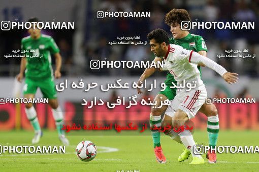 1413593, Dubai, , مسابقات فوتبال جام ملت های آسیا 2019 امارات, Group stage, Iran 0 v 0 Iraq on 2019/01/16 at Al-Maktoum Stadium