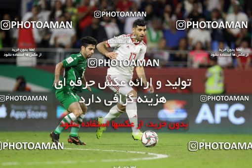 1413605, Dubai, , مسابقات فوتبال جام ملت های آسیا 2019 امارات, Group stage, Iran 0 v 0 Iraq on 2019/01/16 at Al-Maktoum Stadium