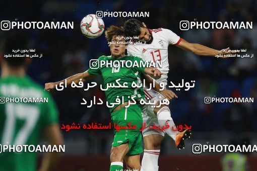 1612923, Dubai, , مسابقات فوتبال جام ملت های آسیا 2019 امارات, Group stage, Iran 0 v 0 Iraq on 2019/01/16 at Al-Maktoum Stadium