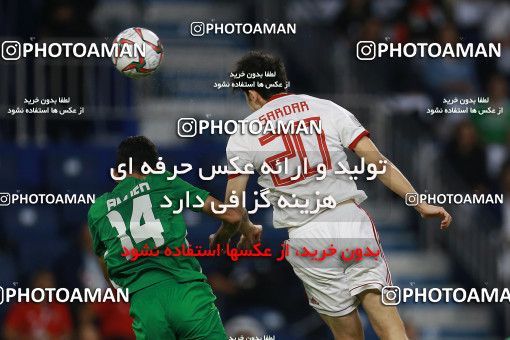 1612930, Dubai, , مسابقات فوتبال جام ملت های آسیا 2019 امارات, Group stage, Iran 0 v 0 Iraq on 2019/01/16 at Al-Maktoum Stadium