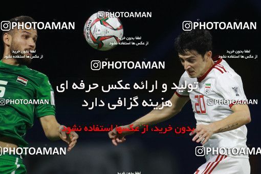 1612940, Dubai, , مسابقات فوتبال جام ملت های آسیا 2019 امارات, Group stage, Iran 0 v 0 Iraq on 2019/01/16 at Al-Maktoum Stadium