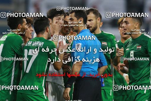 1613224, Dubai, , مسابقات فوتبال جام ملت های آسیا 2019 امارات, Group stage, Iran 0 v 0 Iraq on 2019/01/16 at Al-Maktoum Stadium
