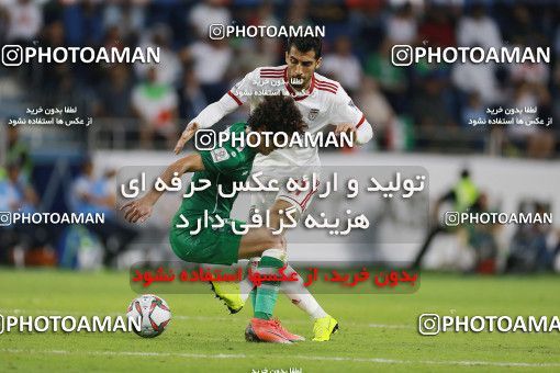 1613075, Dubai, , مسابقات فوتبال جام ملت های آسیا 2019 امارات, Group stage, Iran 0 v 0 Iraq on 2019/01/16 at Al-Maktoum Stadium