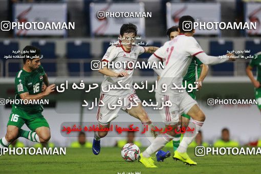 1612964, Dubai, , مسابقات فوتبال جام ملت های آسیا 2019 امارات, Group stage, Iran 0 v 0 Iraq on 2019/01/16 at Al-Maktoum Stadium