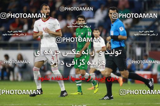 1613174, Dubai, , مسابقات فوتبال جام ملت های آسیا 2019 امارات, Group stage, Iran 0 v 0 Iraq on 2019/01/16 at Al-Maktoum Stadium