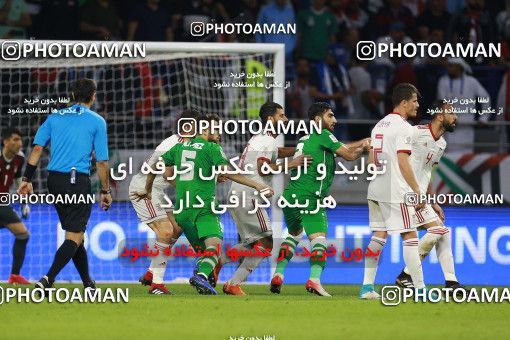 1613017, Dubai, , مسابقات فوتبال جام ملت های آسیا 2019 امارات, Group stage, Iran 0 v 0 Iraq on 2019/01/16 at Al-Maktoum Stadium